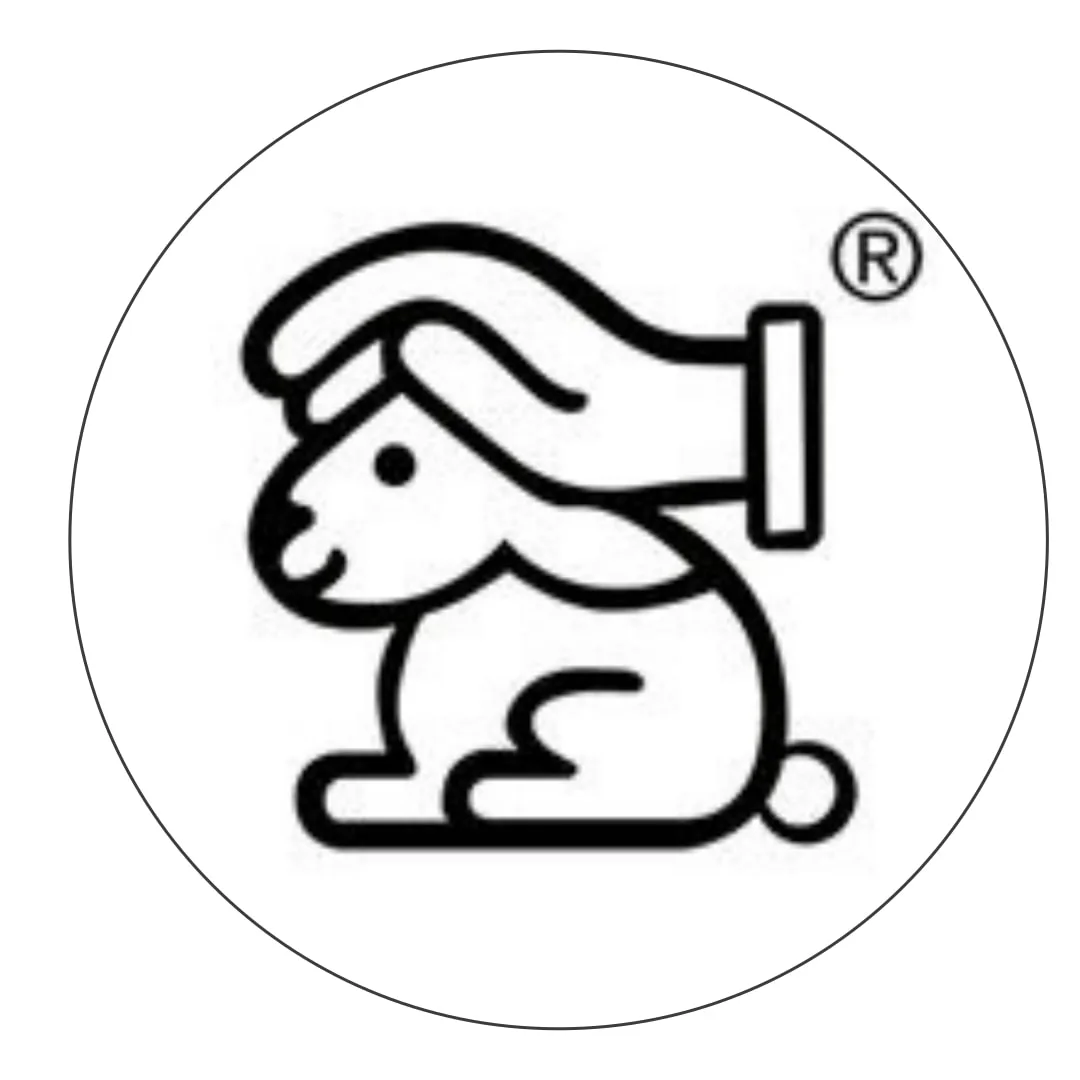 Hase mit schuetzender Hand Siegel