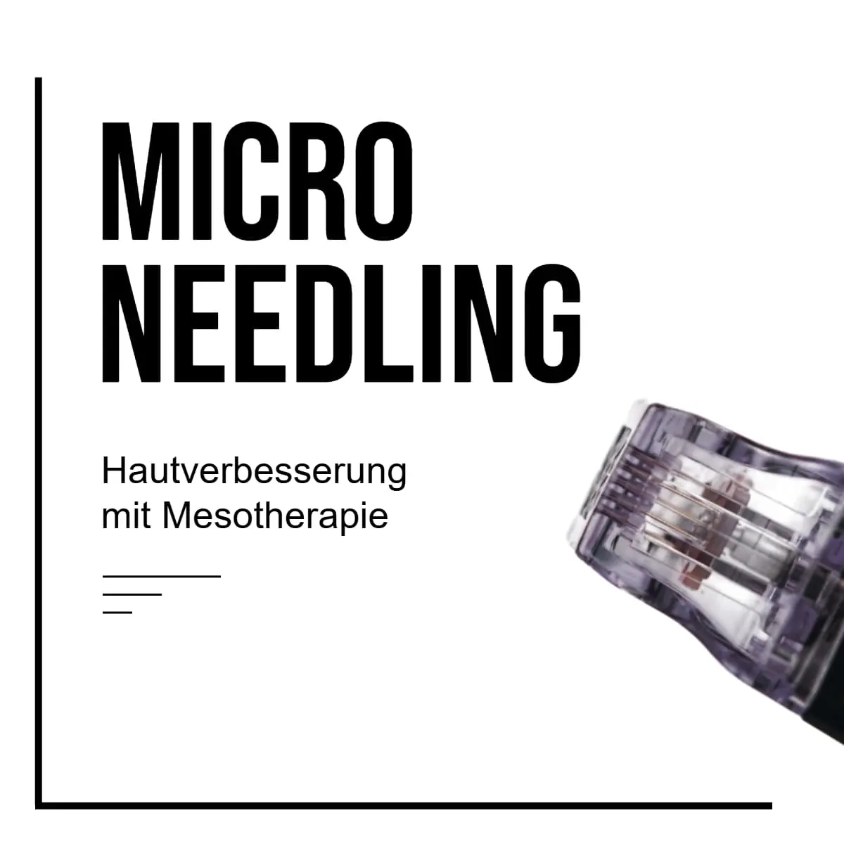 Microneedling Hautverbesserung 