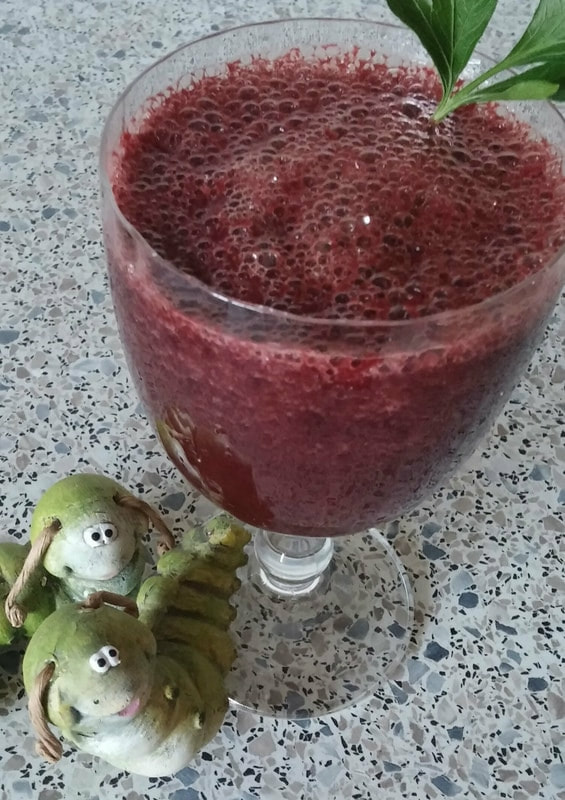 Smoothie mit roter Beete